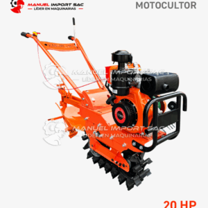Motocultor Petrolero Motor 20HP Accesorios