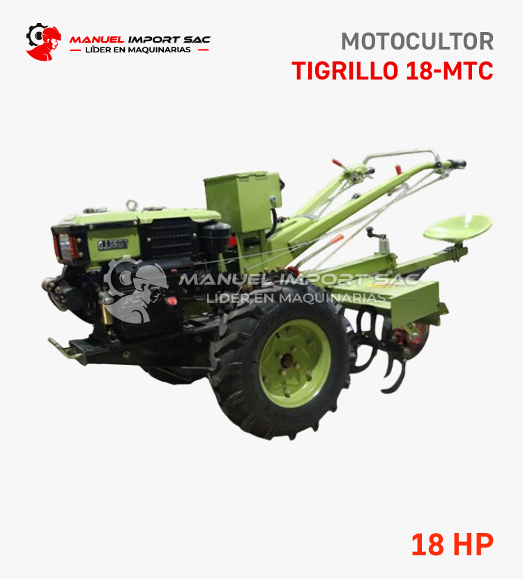 Motocultor 18-MTC Tigrillo 7.5 HP Diesel