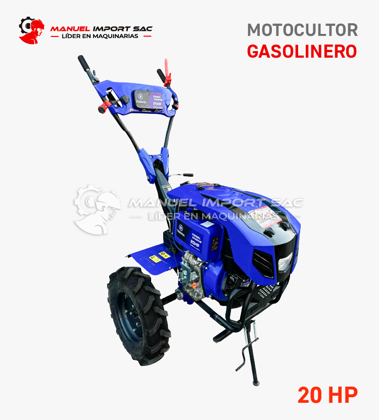 Motocultor Oruga Azul Gasolinero 20HP