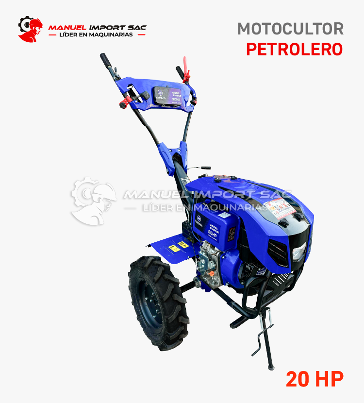 Motocultor Oruga Azul Petrolero 20HP