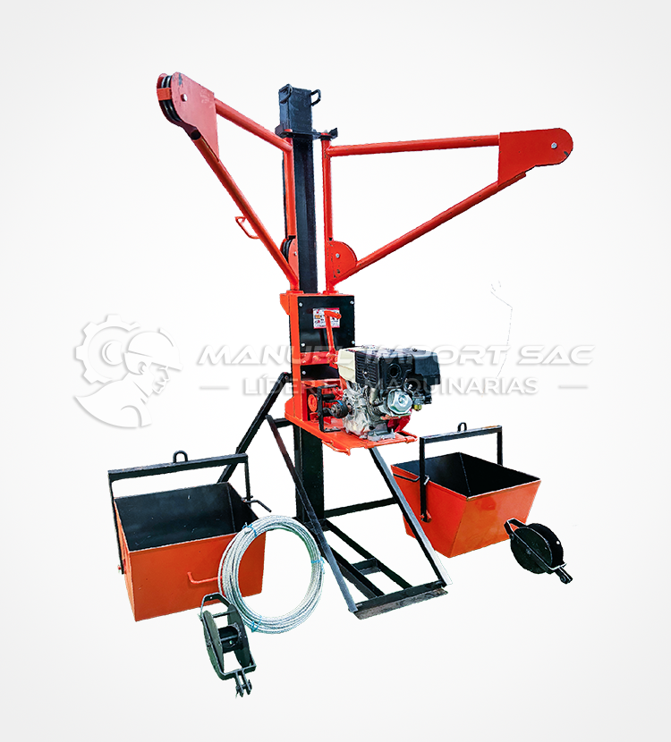 Winche Gasolinero Nacional Motor Kohler CH440 14HP Torre y Accesorios