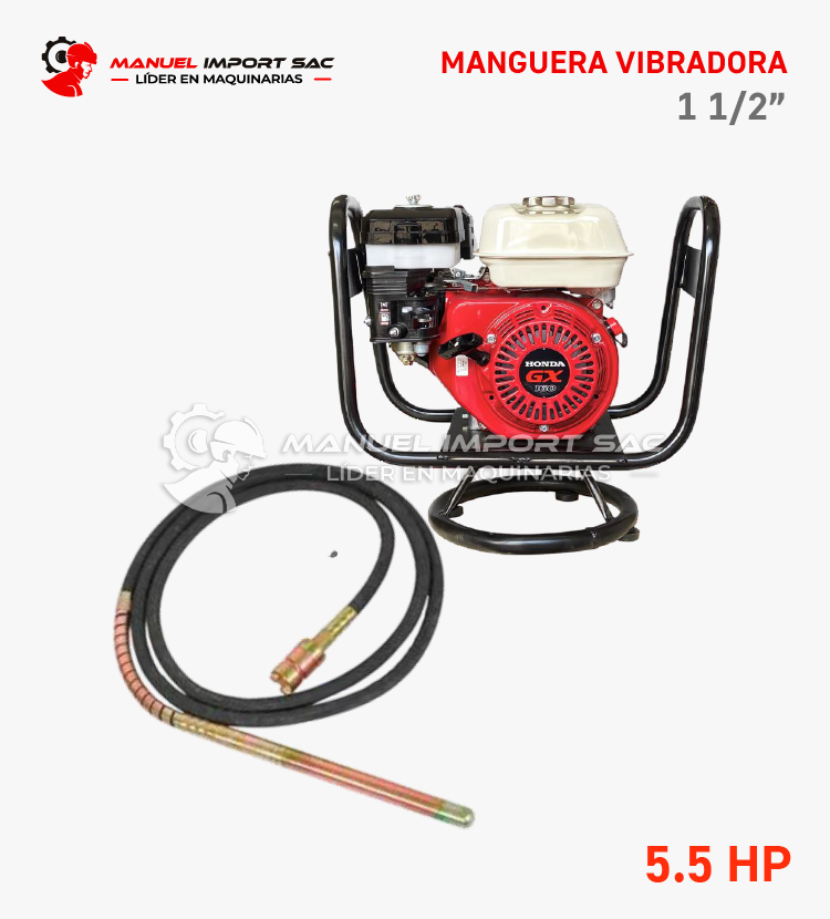 Manguera Vibradora de Concreto 5.5 HP