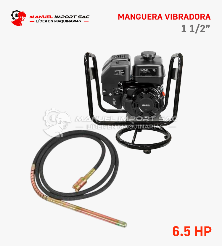 Manguera Vibradora de Concreto 6.5 HP