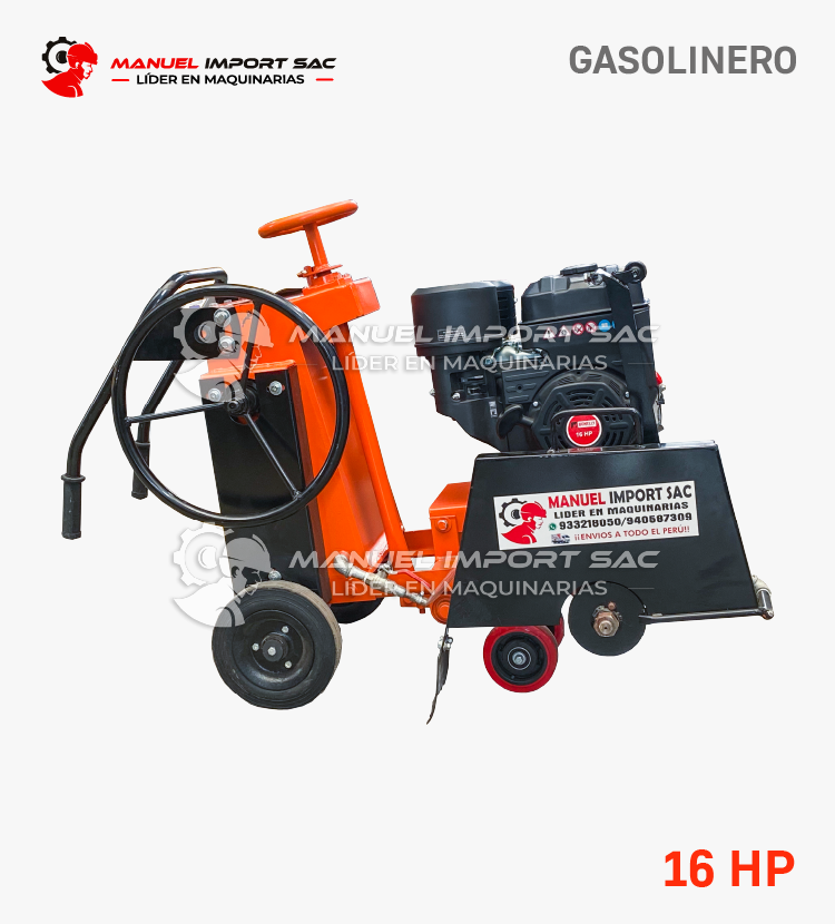 Cortadora de Concreto Nacional Bonelly 16Hp Gasolina
