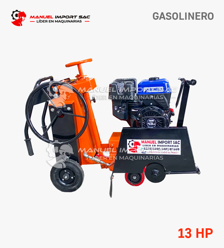 Cortadora de Concreto Nacional Bonelly 13Hp Gasolina