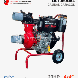 Motobomba Energy Perú Caudal Caracol Petrolera 4x4” 20HP