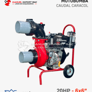 Motobomba Energy Perú de Caudal Caracol Petrolera 6x6”