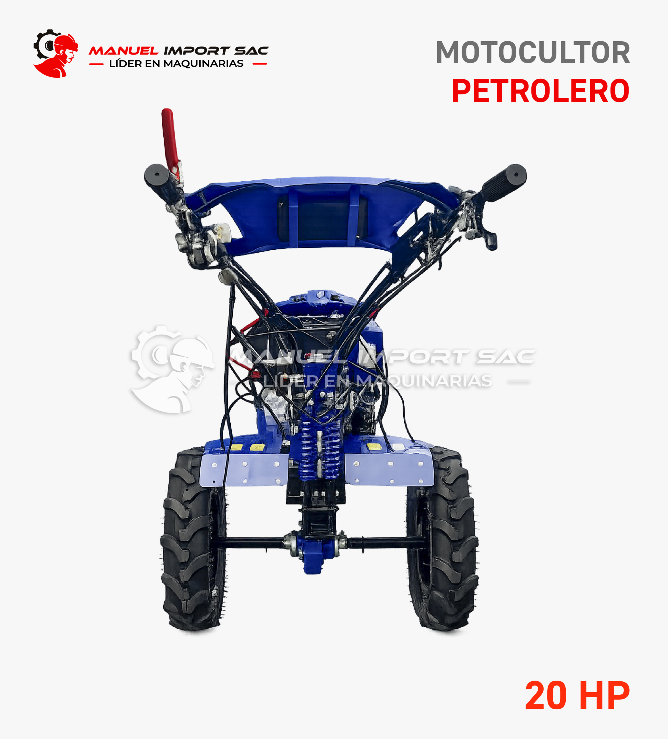 Motocultor Yamaha 20 HP Petrolero 1-19