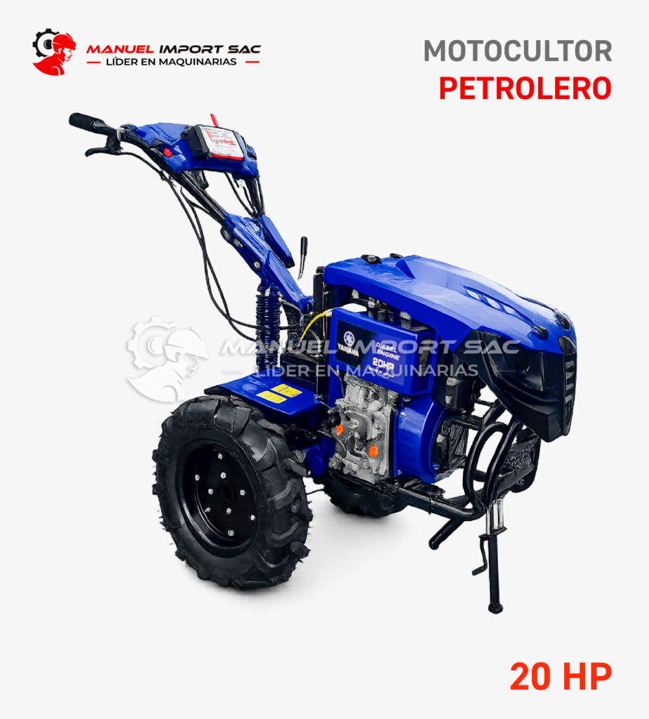 Motocultor Azul Petrolero 20HP